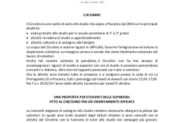 Document: [Le info su come diventare volontario]
